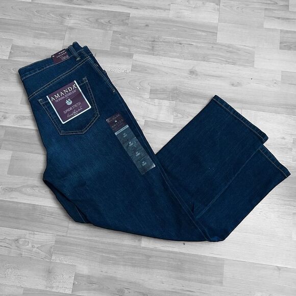 Gloria Vanderbilt Super Stretch Amanda Jeans 6P Short NWT - Picture 6 of 7